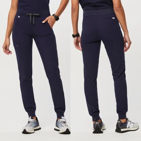 Figs Pants - Figs Zamora Jogger Scrub Pants™ S Navy Tall